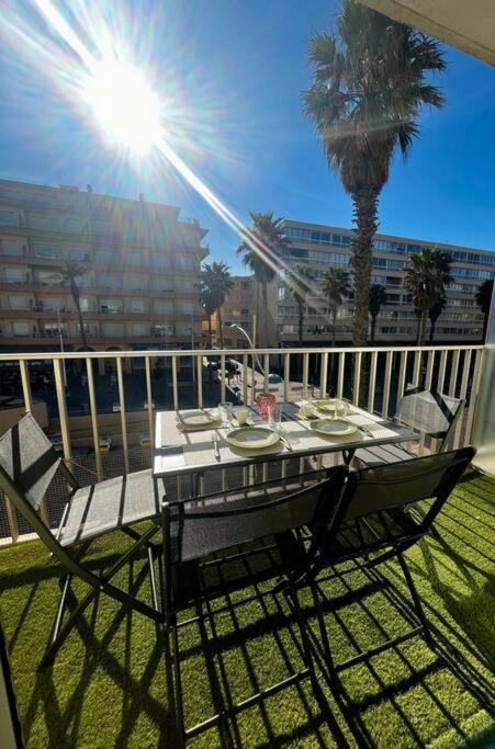 Appartement 20 Mts Plage, Pl Mediterranee, Vue Mer Parking Canet Exterior foto