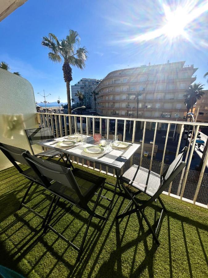 Appartement 20 Mts Plage, Pl Mediterranee, Vue Mer Parking Canet Exterior foto