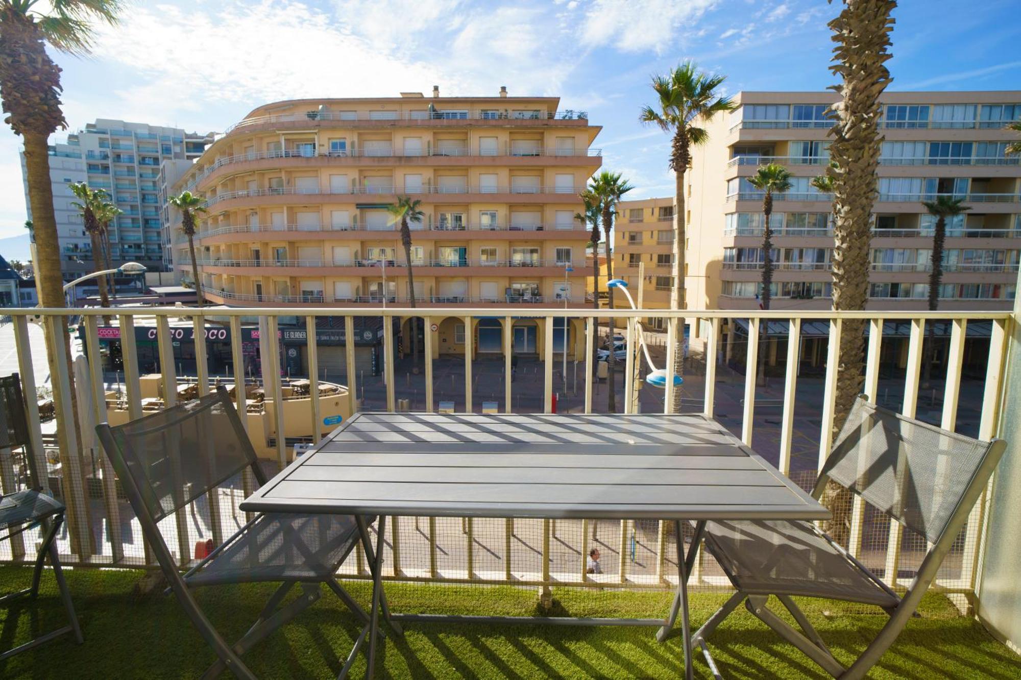 Appartement 20 Mts Plage, Pl Mediterranee, Vue Mer Parking Canet Exterior foto
