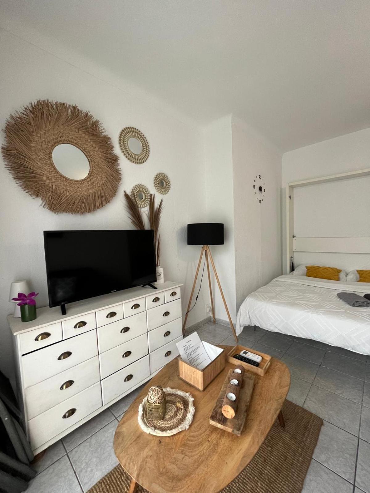 Appartement 20 Mts Plage, Pl Mediterranee, Vue Mer Parking Canet Exterior foto